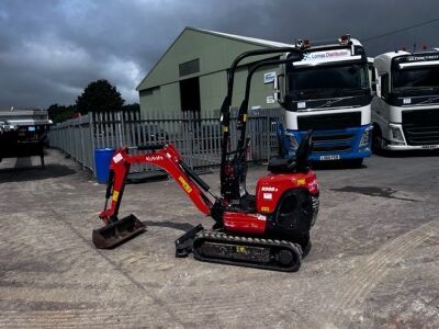 2020 Kubota K008-3 Mini Digger - 2