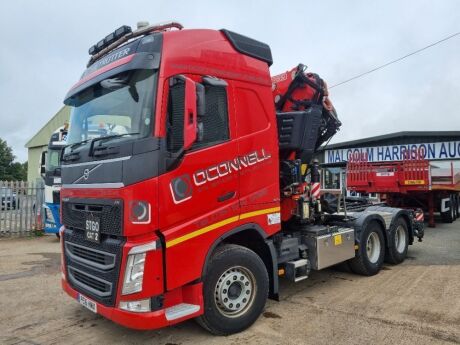 2016 Volvo FH 540 (Euro 6) 80ton 6x4 Crane Tractor Unit