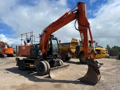 2014 Hitachi ZX140W-5B Wheeled Excavator