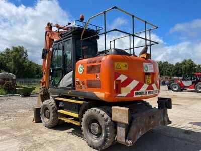 2014 Hitachi ZX140W-5B Wheeled Excavator - 3