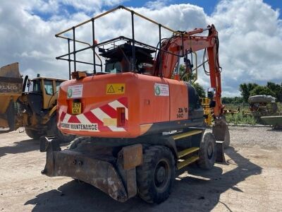 2014 Hitachi ZX140W-5B Wheeled Excavator - 4
