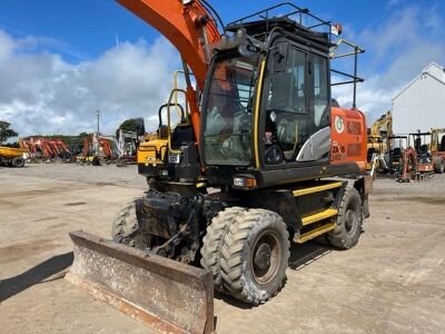 2014 Hitachi ZX140W-5B Wheeled Excavator - 8