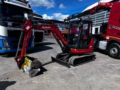 2016 Kubota KX61-3 Mini Digger