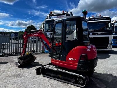 2016 Kubota KX61-3 Mini Digger - 2