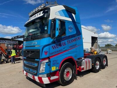 2016 Volvo FH 500 Globetrotter 6x2 Tag Axle Tractor Unit