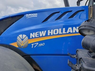 2019 New Holland T7. 190 4WD Tractor - 18