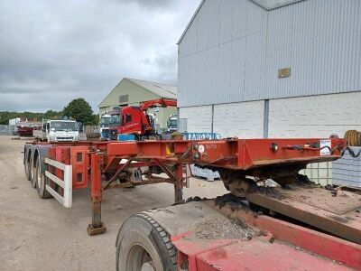 2005 SDC Triaxle Skeletal Trailer 20ft & 30ft Pins