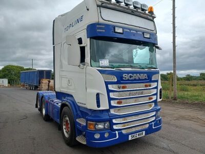 2012 Scania R480 6x2 Rear Lift Axle Tractor Unit