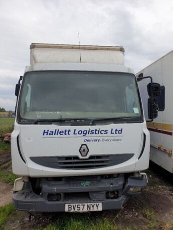 2007 Renault Midlum 4x2 Curtainside Rigid