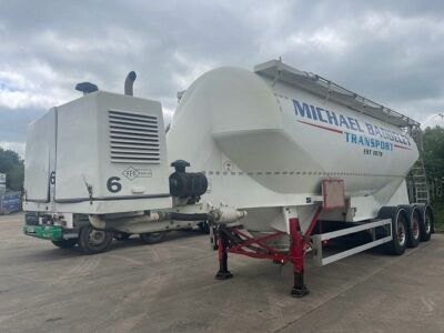 2011 Feldbinder Triaxle 40 Cubic Metre, 2 Pot Powder Tank