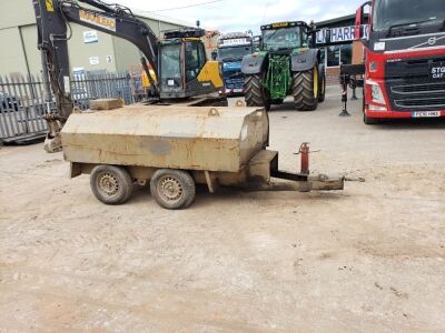 2000 Litre On Twin Axle Drawbar Fuel Bowser - 7