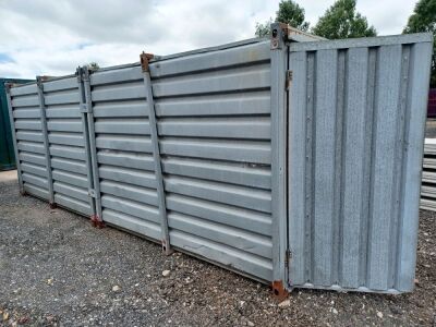 18 x 6 Galvanised Storage Lock Up - 3