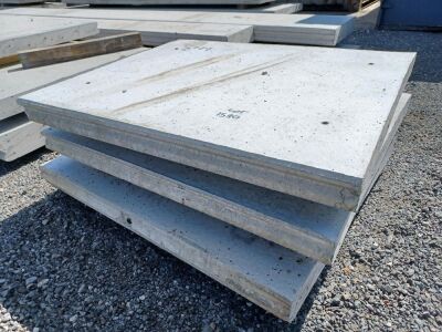 3x Concrete Panels