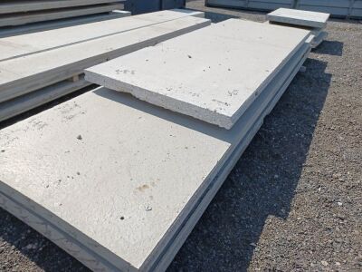 3x Concrete Panels