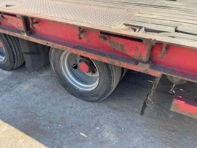 2005 Chieftain Triaxle Drawbar Flat Trailer - 5