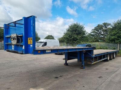 2007 Don Bur Triaxle Stepframe Flat Trailer