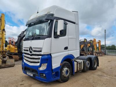 2013 Mercedes Actros 2645 6x2 Midlift Tractor Unit