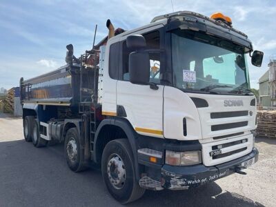 2008 (58) Scania P380 8x4 Steel Body Grab Loader