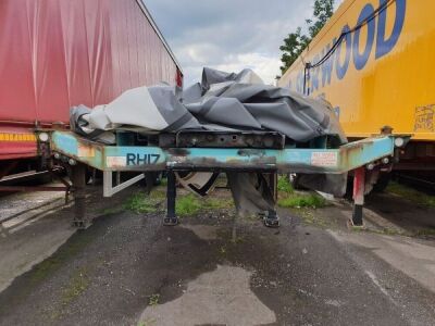 2003 Dennison Triaxle Sliding Skeletal Trailer - 3