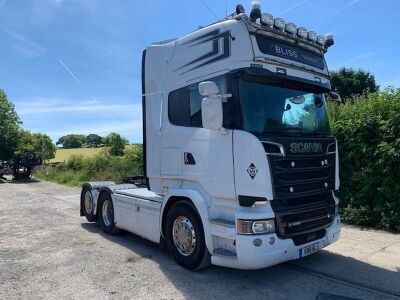 2016 Scania R580 V8  Griffin Spec 6x2 Rear Lift Tractor Unit