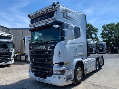 2016 Scania R580 V8  Griffin Spec 6x2 Rear Lift Tractor Unit - 2