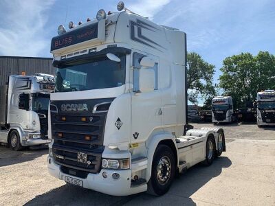 2017 Scania R580 V8 6x2 Twin Wheel Rear Lift Tractor Unit - 2