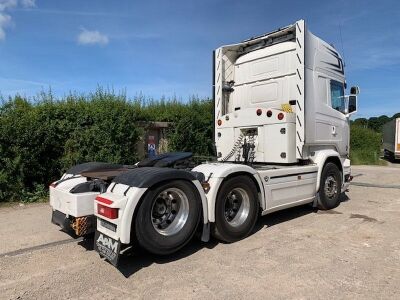 2017 Scania R580 V8 6x2 Twin Wheel Rear Lift Tractor Unit - 4