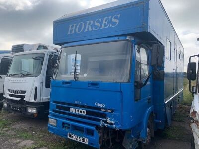 2002 Iveco Tector 75E17 4x2 Horsebox - 2