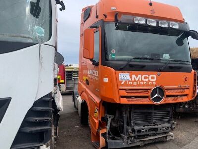 2018 Mercedes Actros 1845 4x2 Tractor Unit