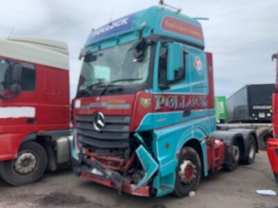 2017 Mercedes Actros 2545 6x2 Midlift Tractor Unit - 2