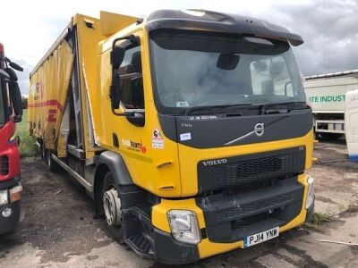 2014 Volvo FE 6x2 Curtainside Rigid