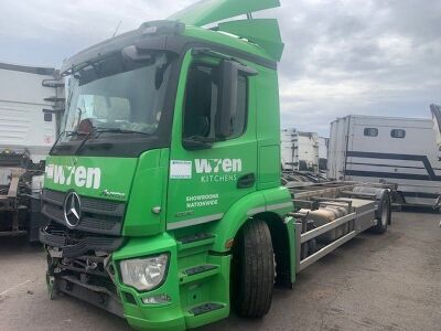 2019 Mercedes Antos 1836 4x2 Demountable Body Rigid - 2