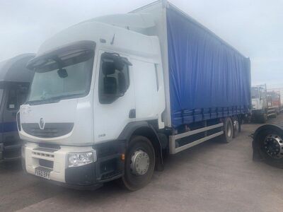 2010 Renualt Premium 380 6x2 Rear Lift Curtainside Rigid - 2