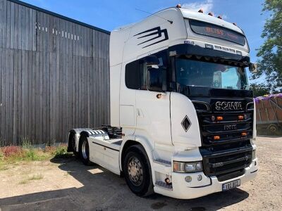 2014 Scania R580 V8 6x2 Rear Lift Tractor Unit