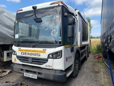 2015 Dennis Elite 6 6x2 Rear Steer Refuse Vehicle - 2