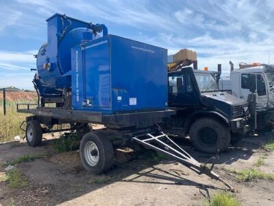 2008 Wieland Blow/Vac 02100B On Tandem Axle Drawbar Trailer