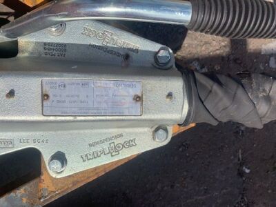 2,500ltr Water Bowser on Single Axle Drawbar Trailer - 7