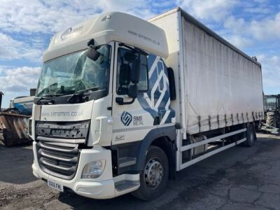 2016 DAF CF250 4x2 Curtainside Rigid