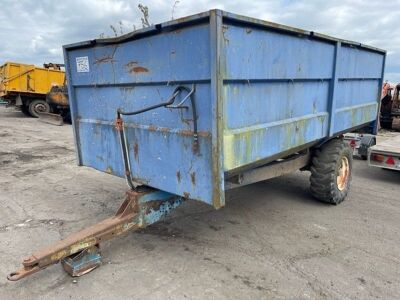 1973 Weeks 1930 Kg Single Axle Drawbar Tipping Trailer