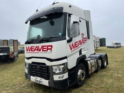 2014 Renault T460 6x2 Midlift Tractor Unit - 2