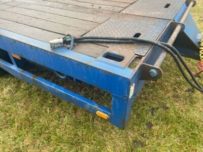 2002 Andover Triaxle Drawbar Beavertail Flat Trailer - 12