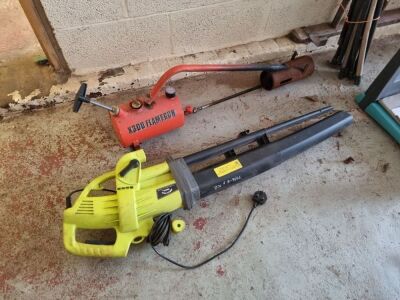 X300 Flamegun Burner + Dirty Pro Tools Electric Leaf Blower