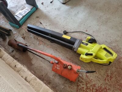 X300 Flamegun Burner + Dirty Pro Tools Electric Leaf Blower - 3