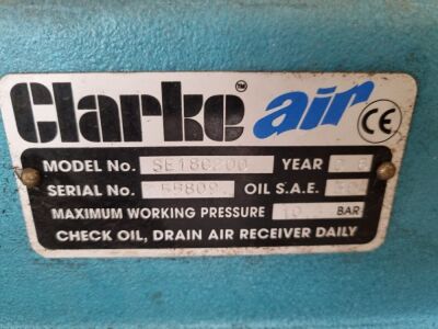 2006 Clarke SE18C200 Compressor - 5