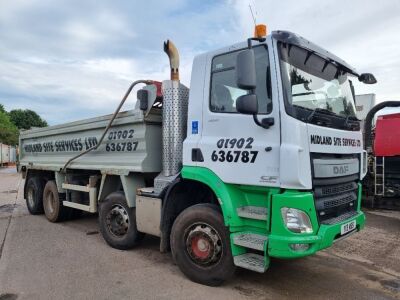 2014 (64) DAF CF400 Euro 6 8x4 Steel Body Tipper - 3