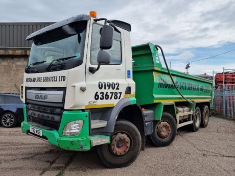 2016 DAF CF400 8x4 Steel Body Tipper