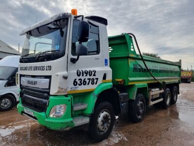 2017 DAF CF400 8x4 Steel Body Tipper