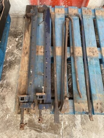 Quantity of Pry Bars & Clamps