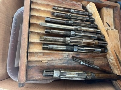 Box of Reamers, Drills & Rivets