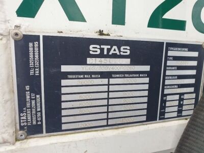 2004 Stas Triaxle Walking Floor Trailer,  - 4